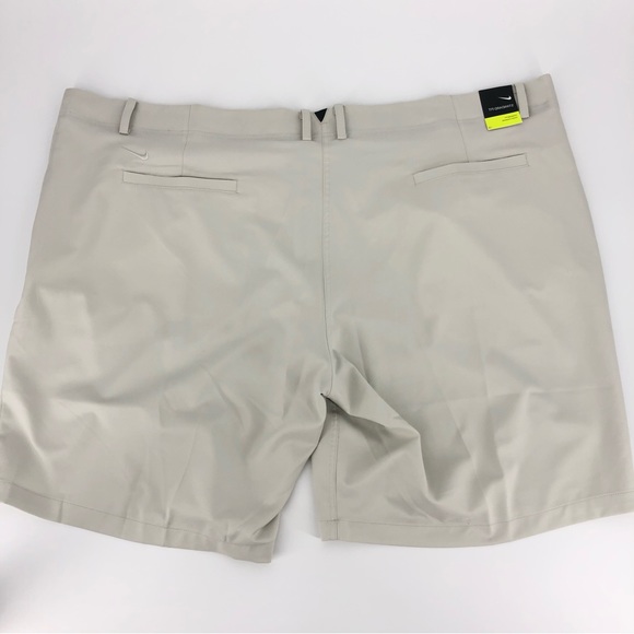 NWT Men's Nike Dri-FIT Flex Stretch Golf Shorts Light Bone Color Plus Size 52 - Picture 5 of 6